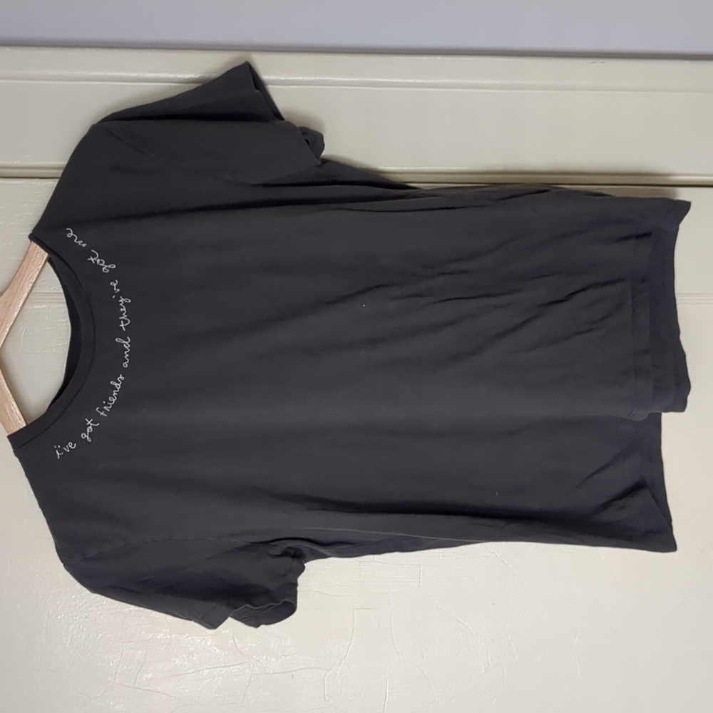 Gray Bando Stitched T- Shirt, Small